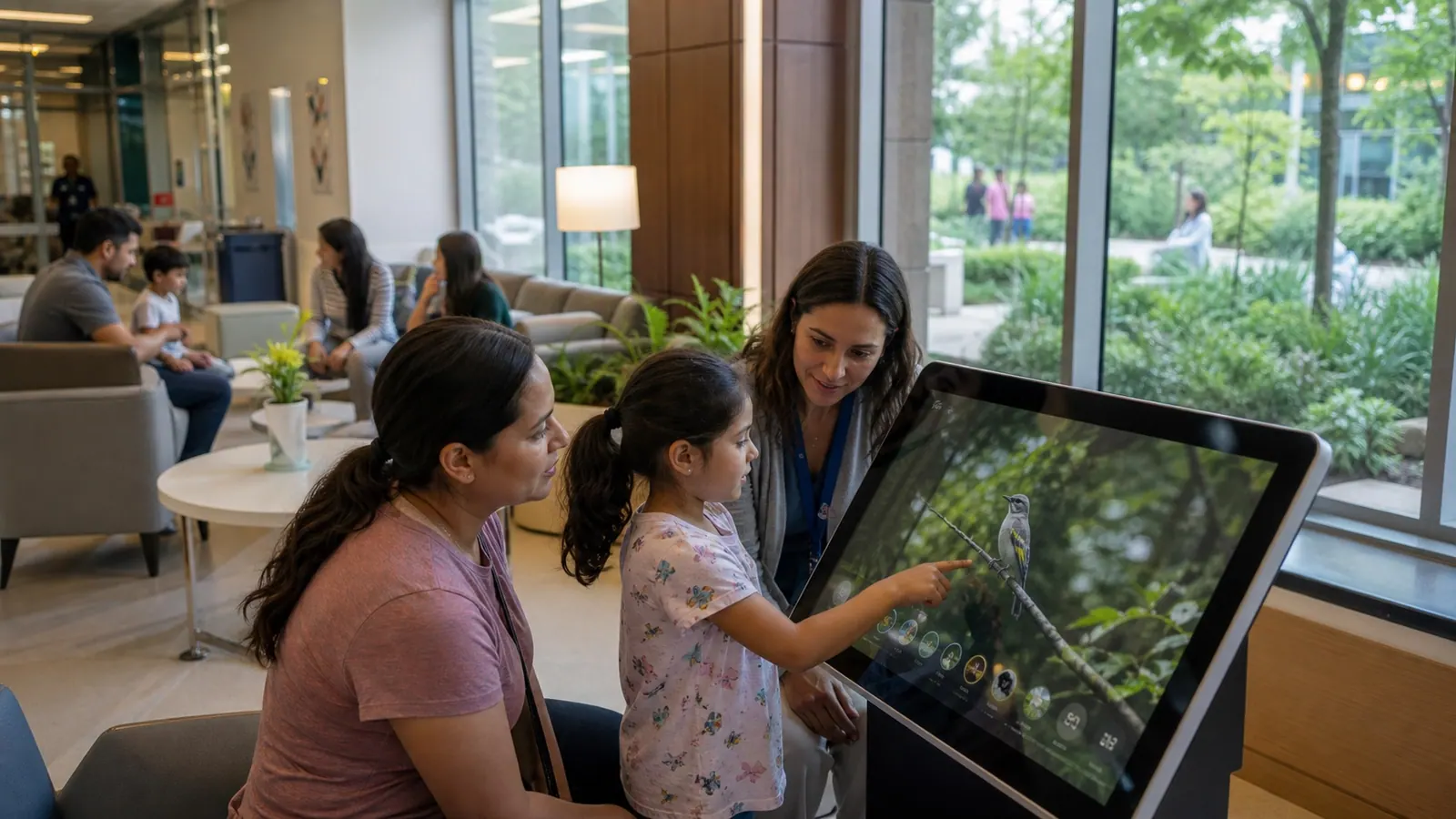 Experiencia educativa de naturaleza en un espacio asistencial